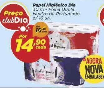 Dia Papel Higiênico Dia oferta