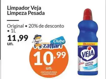 Limpador Veja Limpeza Pesada 1L