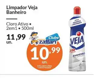 Zaffari Limpador Veja Banheiro 500ml oferta