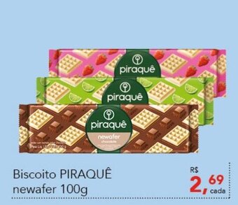 Cometa Supermercados Biscoito Piraque newafer 100g oferta