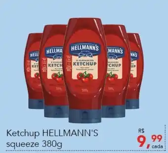 Cometa Supermercados Ketchup Hellmann's squeeze 380g oferta