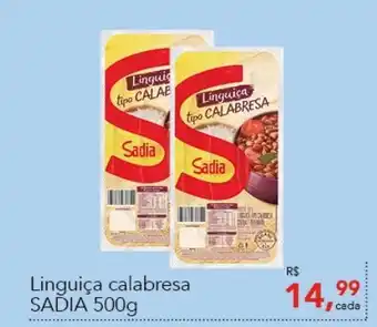Linguica calabresa Sadia 500g
