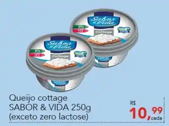 Queijo cottage Sabor & Vida 250g (exceto zero lactose)