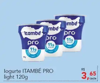 Cometa Supermercados Iogurte Itambe Pro light 120g oferta