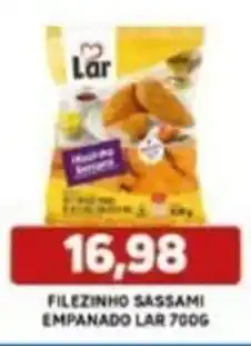 FILEZINHO SASSAMI EMPANADO LAR 700G
