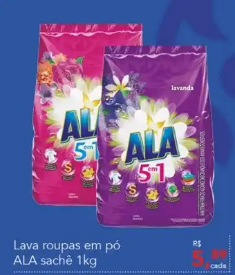 Cometa Supermercados Lava roupas em po Ala sache 1kg oferta