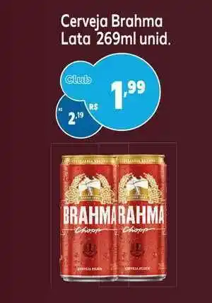 GoodBom Cerveja Brahma lata 269ml unid. oferta