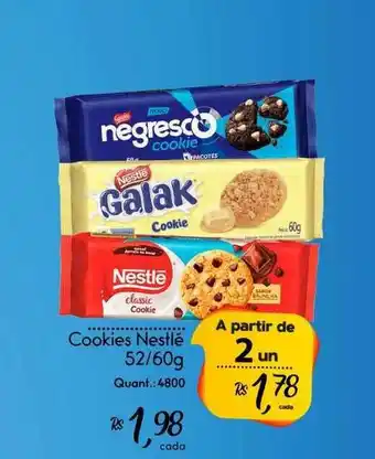 Giassi Supermercados Cookies Nestlé 52/60g oferta