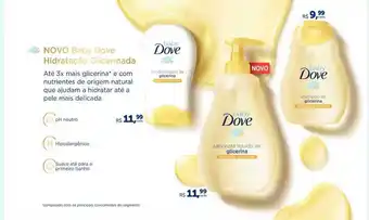 Novo Baby Dove Hidratação Glicerinada