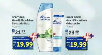Shampoo Head-shoulders Detox Da Raiz 400ml