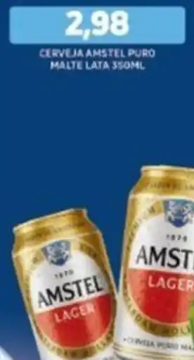 CERVEJA AMSTEL PURO MALTE LATA 350ML