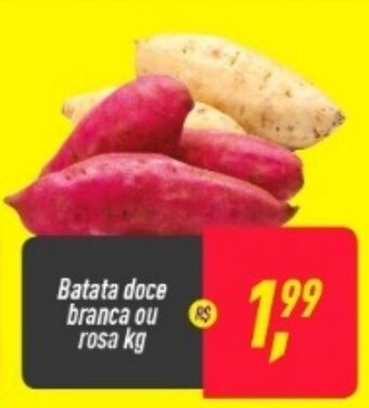 Frangolândia Batata Doce Branca ou rosa 1kg oferta