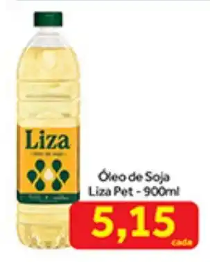 Shibata Supermercados Óleo de Soja Liza Pet-900ml oferta