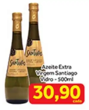 Shibata Supermercados Azeite Extra Virgem Santiago Vidro-500ml oferta
