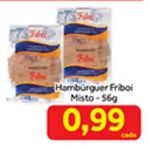Shibata Supermercados Hambúrguer Friboi Misto-56g oferta