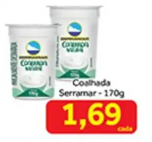 Shibata Supermercados Coalhada Serramar-170g oferta