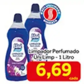 Shibata Supermercados Limpador Perfumado Uni Limp-1 Litro oferta