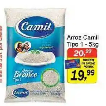 Supermercados Paraná Arroz Camil Tipo 1 5kg oferta