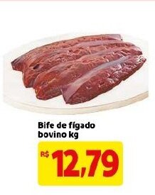 Bife de Figado bovino 1kg