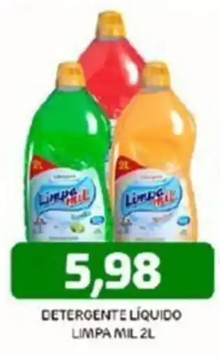 DETERGENTE LÍQUIDO LIMPA MIL 2L