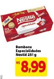Mercado Extra Bombons Especialidades Nestle 251g oferta
