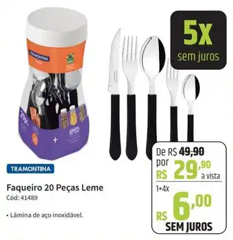 Deltasul TRAMONTINA Faqueiro 20 Peças Leme oferta