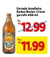 Mercado Extra Cerveja Brasileira Baden Baden Cristal garrafa 600ml oferta