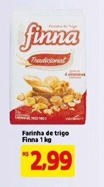 Farinha de Trigo Finna 1kg