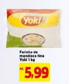 Mercado Extra farinha de Mandioca fina Yoki 1kg oferta
