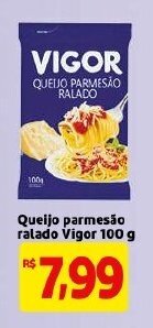 Mercado Extra Queijo parmesao ralado Vigor 100g oferta