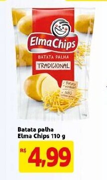 Mercado Extra Batata palha Elma Chips 110g oferta