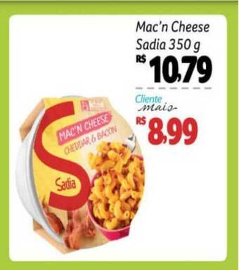 Pão de Açúcar Mac'n Cheese Sadia 350g oferta
