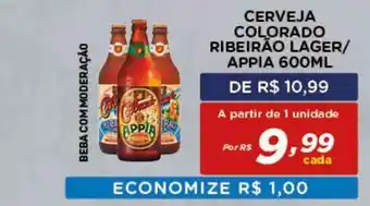 Bahamas Mix Cerveja Colorado Ribierão Lager Appia 600ml oferta