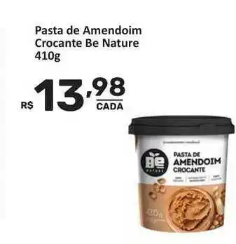 Super Luna Pasta De Amendoim Crocante Be Nature 410g oferta