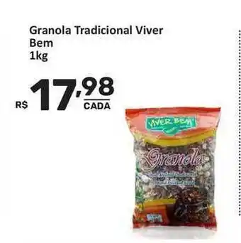 Granola Tradicional Viver Bem 1kg