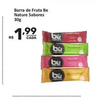 Barra De Fruta De Nature Sabores 30g