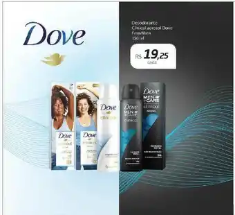 Drogal Desodorante Clinical Aerosol Dove Fem Men oferta