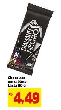 Mercado Extra Chocolate em tablete Lacta 90g oferta