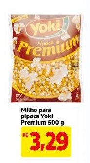 Mercado Extra Milho para pipoca Yoki Premium 500g oferta