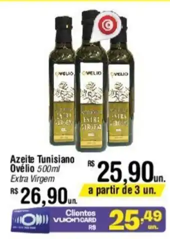 Fort Atacadista Azeite Tunisiano Ovélio 500ml Extra Virgem oferta