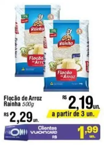 Fort Atacadista Flocão de Arroz Rainha 500g oferta