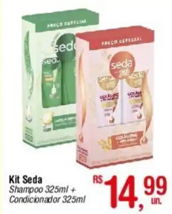Fort Atacadista Kit Seda Shampoo 325ml + Condicionador 325ml oferta