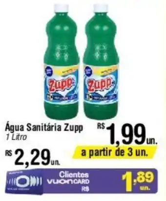 Fort Atacadista Água Sanitária Zupp 1 Litro oferta