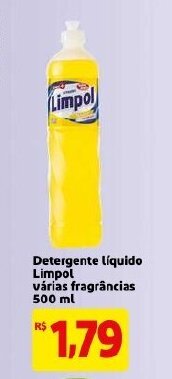 Mercado Extra Detergente liquido Limpol 500ml oferta