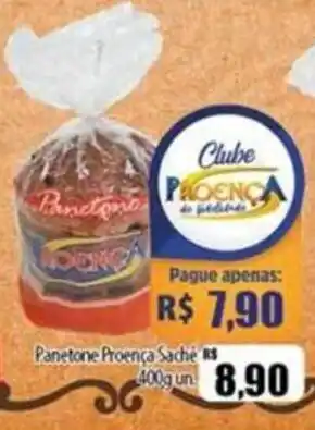 Proença Supermercados Panetone Proença Sache 400g un. oferta