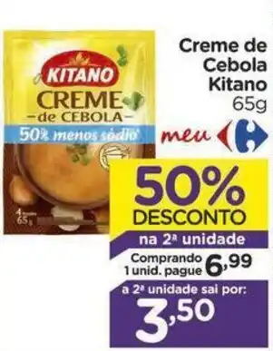 Carrefour Creme de Cebola Kitano 65g oferta