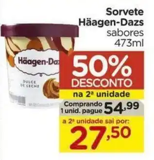 Carrefour Sorvete Häagen-Dazs sabores 473ml oferta
