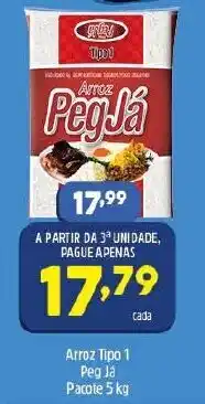 Arena Atacado Arroz tipo 1 Peg Ka pacote 5kg oferta