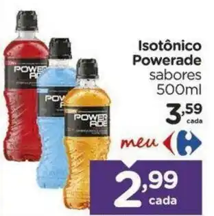 Isotônico Powerade sabores 500ml