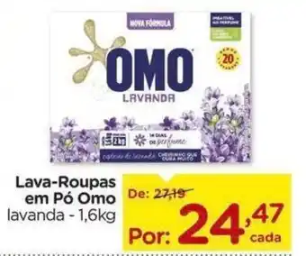 Carrefour Lava-Roupas em Pó Omo lavanda 1.6kg oferta